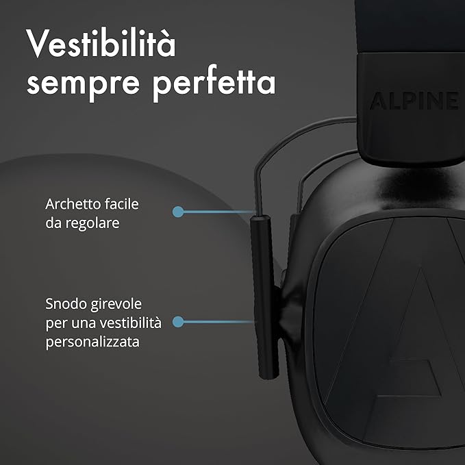 Alpine Defender Adult Earmuffs for Noise Reduction - Premium Noise Protection Headphones for Study