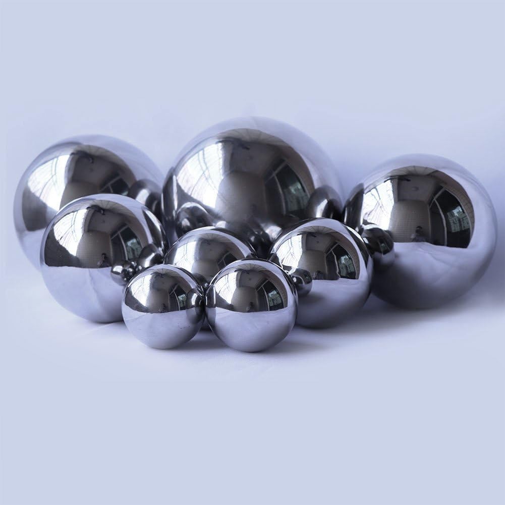 Durable Stainless Steel Gazing Balls Hollow Mirror Globe Floating Reflective Ball Polished Shiny