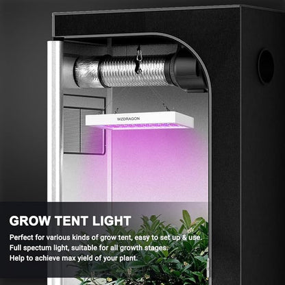 2024 Upgraded BW1000 LED Grow Lights Double Chips Full Spectrum for Greenhouse and Indoor Plant Veg