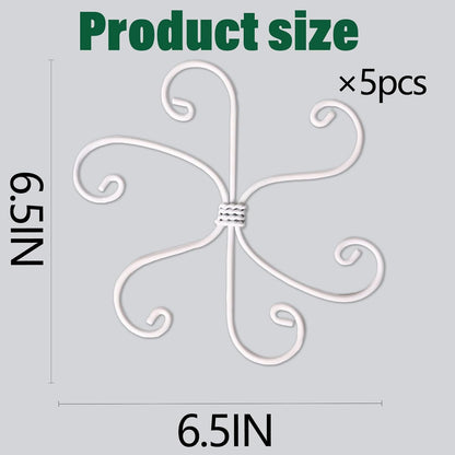 6.5 * 6.5in Monstera Plant Support Hook 5PCS - Durable Stabilizer & Leaf Holder for Indoor Plants