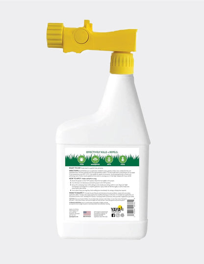 Ready-to-Use Tick + Mosquito Outdoor Yard Spray – Made with Essential Oils, Plant-Derived, Easy