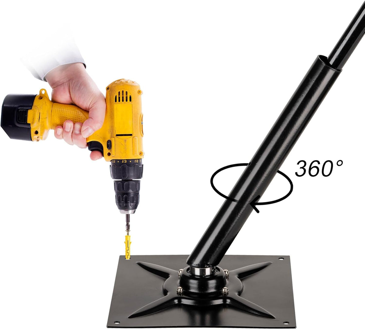 Bird Repeller Universal Base Protects Plants from Birds by Placing a Kite with a Pole on Top of The
