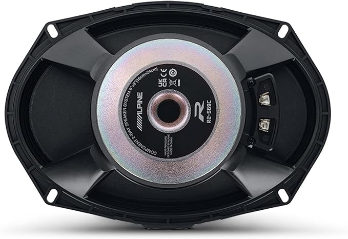 Alpine R2-S69C High-Resolution 2-Way Speaker Set / 6x9 with RKFR69 3-Piece Foam Ring Speaker