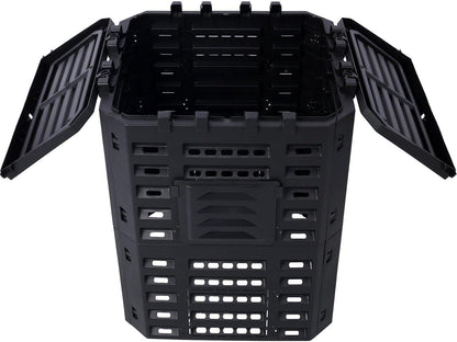 90 Gallon Garden Composter Bin - Premium Recycled Plastic, Large 340 Liter Capacity, Easy Assembly
