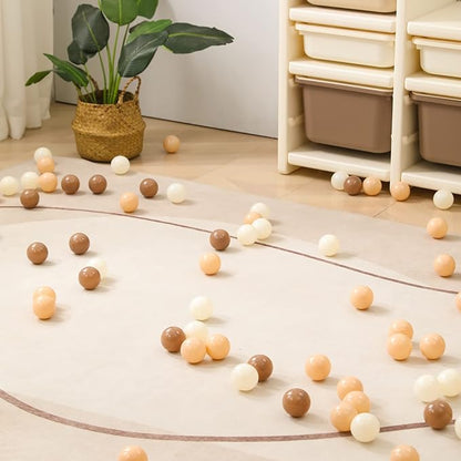 TRENDPLAY Plastic Balls for Ball Pits 2.2 Inch, Pack of 50 100 200 500 Hollow Balls, Perfect for