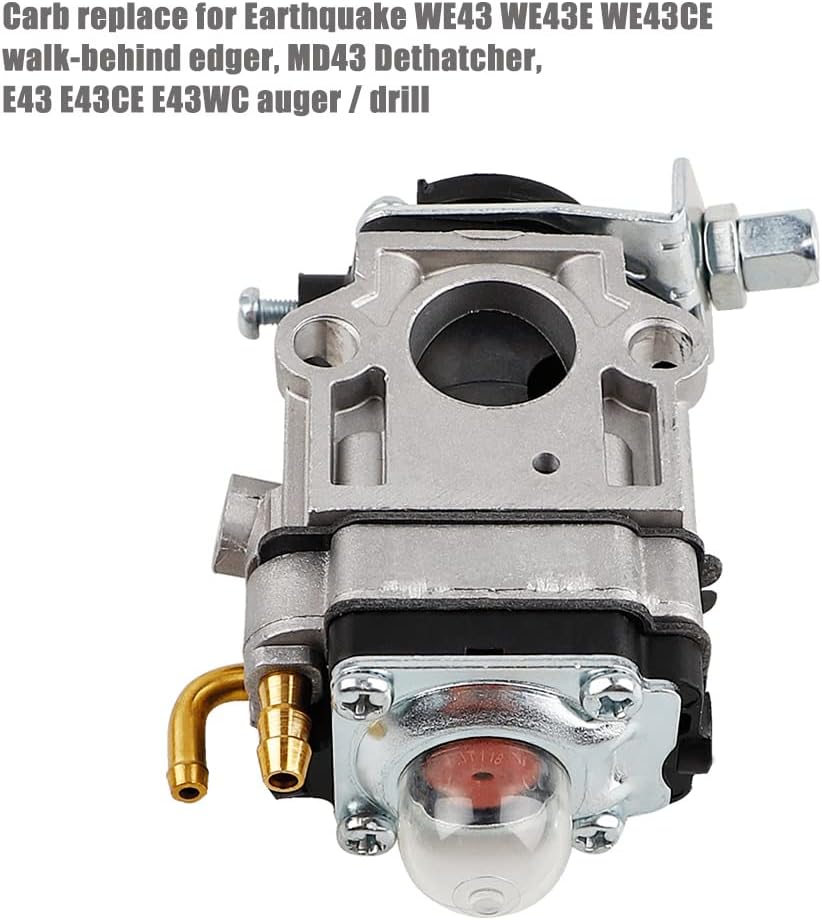300486 Carburetor for Earthquake E43 E43CE Auger MC43 MC43E MD43 Tiller Cultivator WE43 WE43E Edger