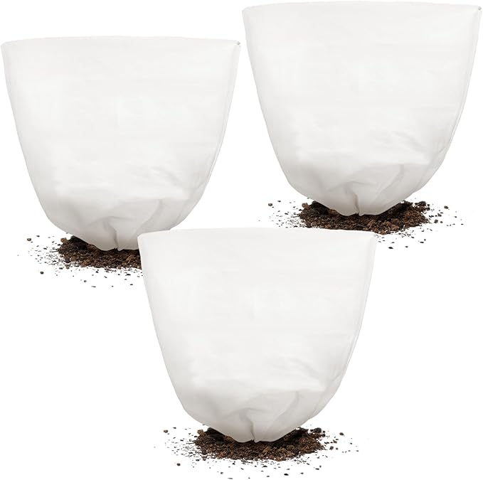 NNG 5PCS Winter Plant Covers Freeze Protection 47.2x47.2Inch Frost Blanket Shrub Covers with Zipper