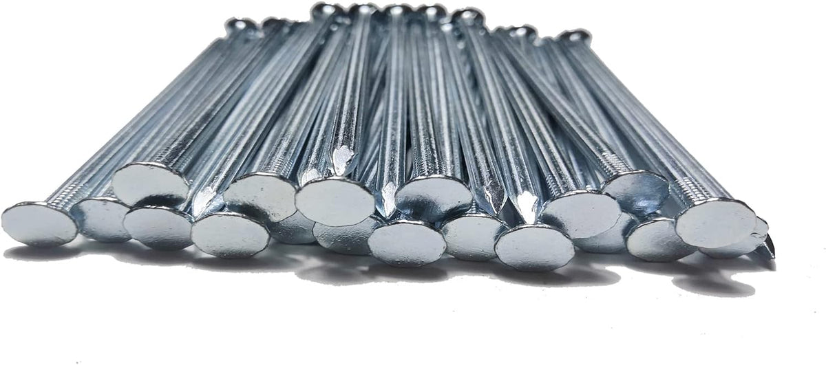 Metal Stakes, 8 Inch 22Pcs Galvanized Landscape Spikes,Garden Nails for Turf,Weed Barriers,Tent and