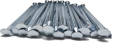 Metal Stakes, 8 Inch 50Pcs Galvanized Landscape Spikes,Garden Nails for Turf,Weed Barriers,Tent and