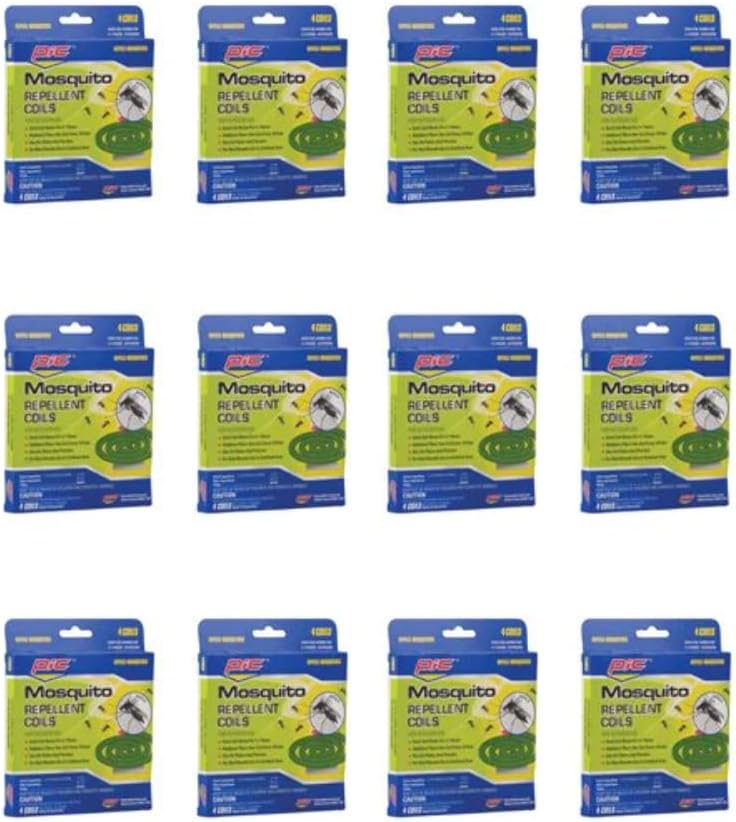 PIC C412 Mosquito Repellent Coils (12 Packs of 4)