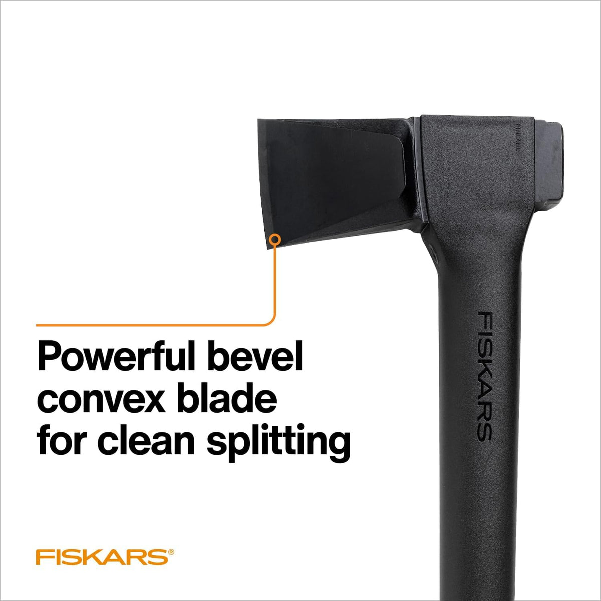 Fiskars 36" Super Splitting Axe, Wood Splitter for Medium to Large Size Logs, with Shock-Absorbing