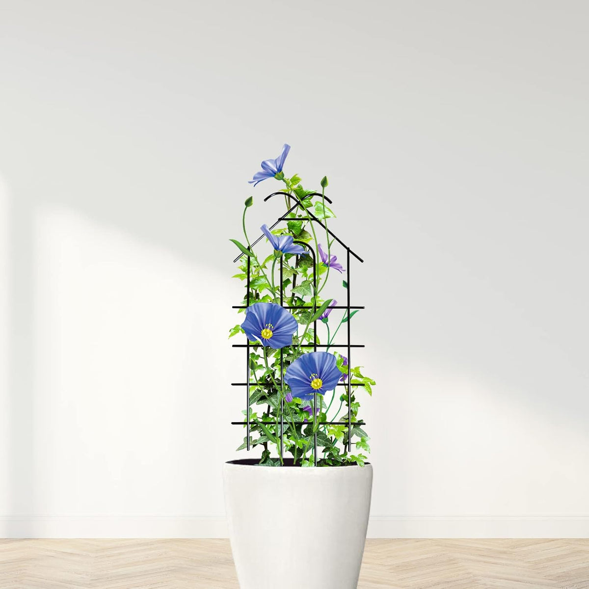 ARIFARO 24'' Metal Garden Trellis Indoor/Outdoor Sturdy Plant Trellis for Potted Plants,House