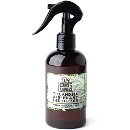 Cute Farms Tillandsia Air Plant Fertilizer | Gentle Weekly Use Formula Plant Food | Formulated
