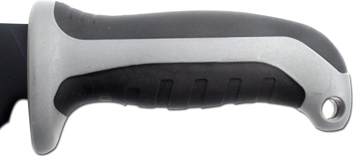 Snake Eye Machete with Heavy Duty Construction-Ergonomic Non-Slip Handle and Belt Sheath for