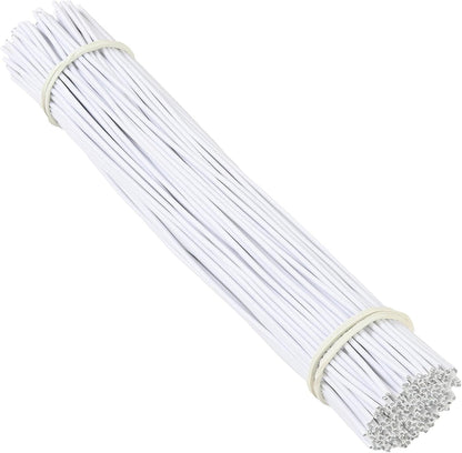 Tangyinrd 200 Pcs 6 inch Garden Twist Tie, Round Plastic Twist Ties for Plants, Vines and Wrapping