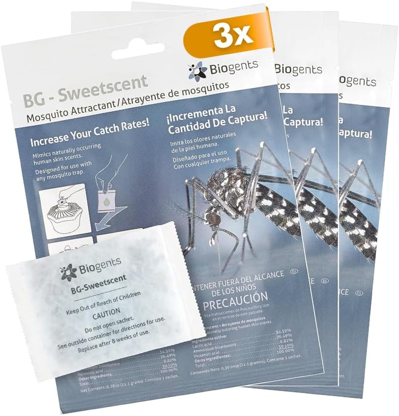 Biogents Sweetscent • Mosquito Attractant • Mosquito Lure • Mosquito Magnet • Compatible with All
