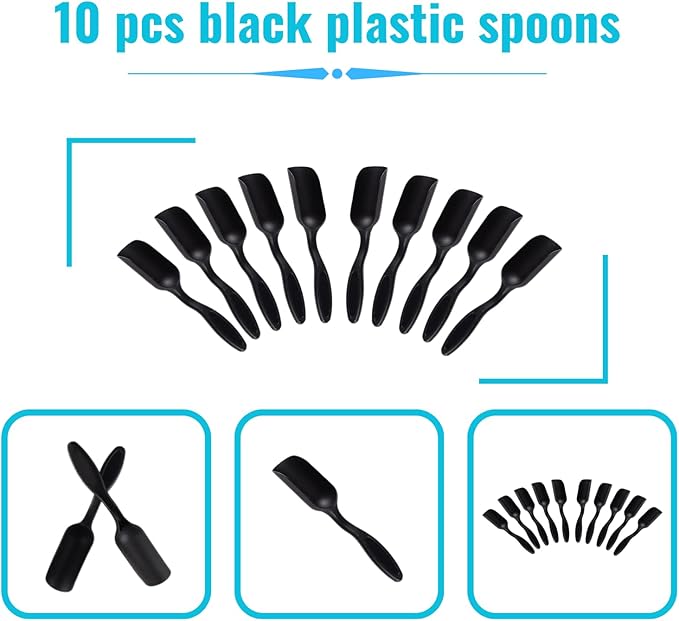 10Pcs Mini Shovel,Plastic Mini Gardening Shovel Spoons Soil Scoops,Cultivation Digging