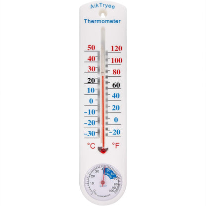 Outdoor/Indoor Thermometer Hygrometer Humidity Meter Thermometers Temperature Humidity Gauge Meter