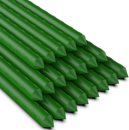 6Ft 72inch Garden Stakes Sturdy Plant Sticks Support Tomato Stakes for Vegetable,Pack of 20
