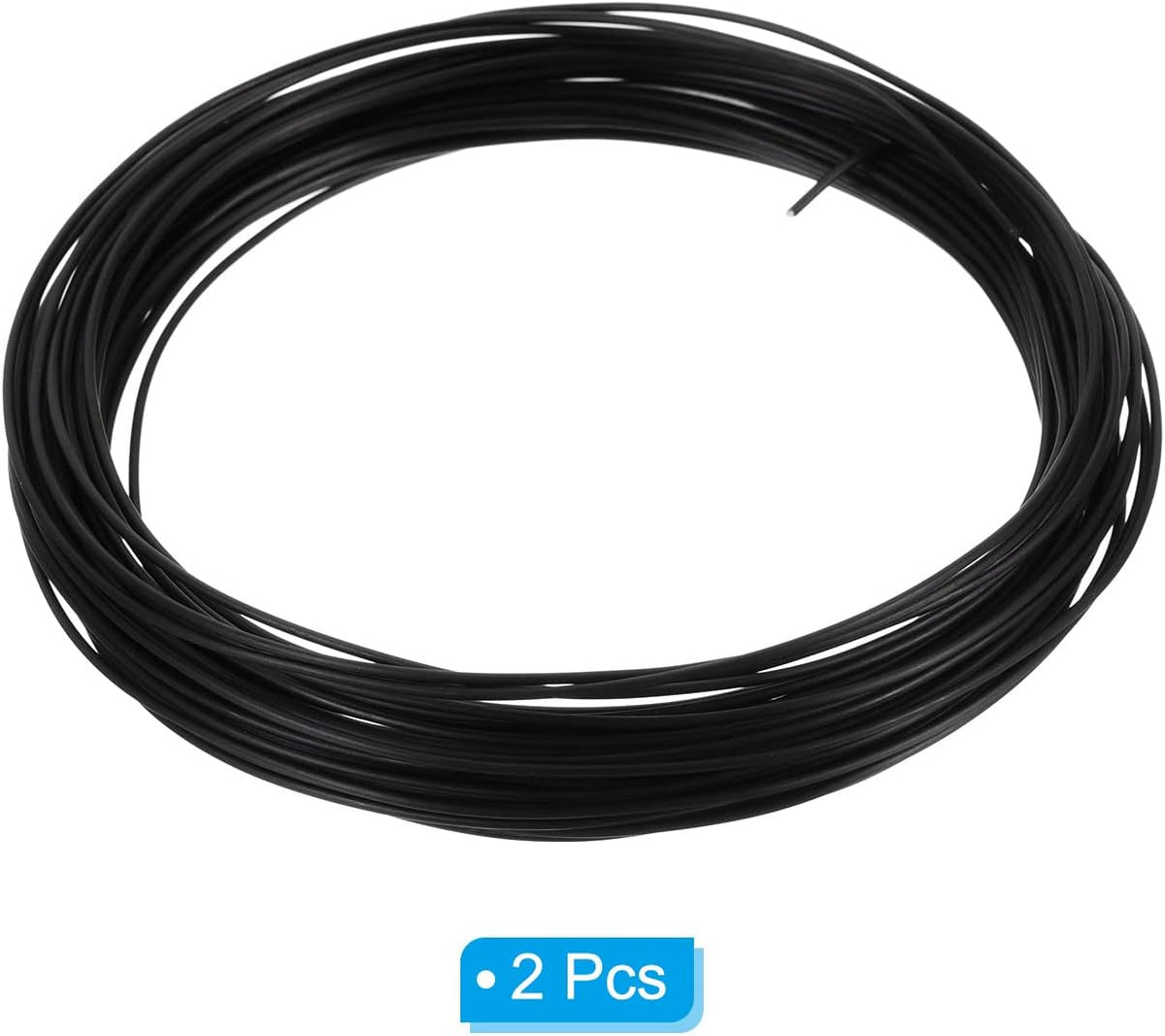 PATIKIL 1.0mm Bonsai Training Wire, 2 Rolls Floral Wire Stems Anodized Aluminum Tree Wire 65.6 Feet