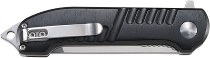 CRKT Razel GT Assisted Folding Pocket Knife: Everyday Carry, Stainless Steel Cleaver Blade with