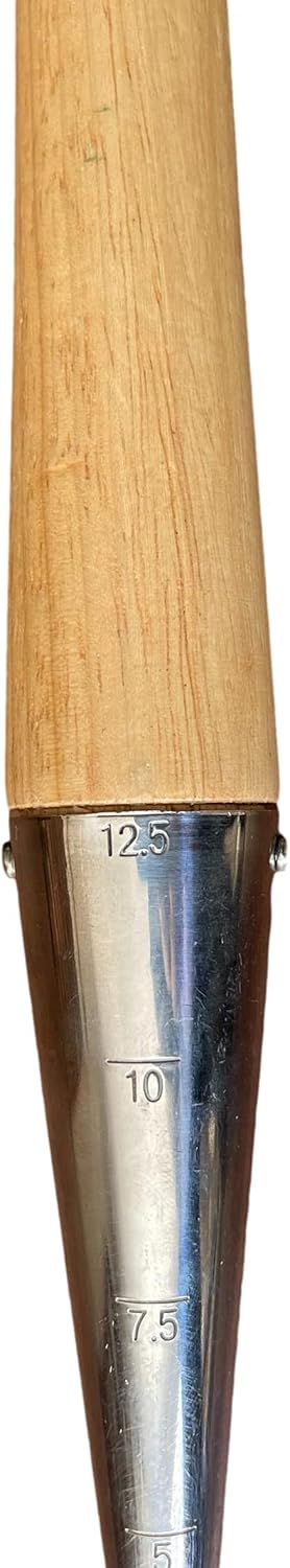 Garden Guru Steel Dibber Bulb Planter Tool for Planting Seeds & Bulbs - Depth Measurements, High
