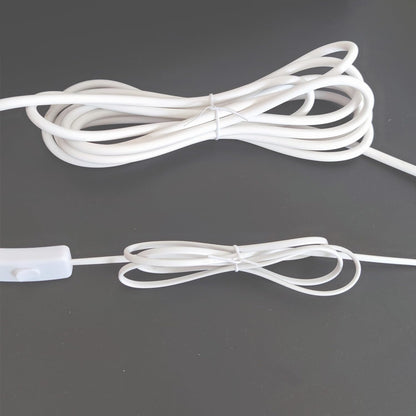 1000 pcs 10 inch White Cable Twist Ties Plastic Twist Ties with Rugged Metal Innercores Reusable