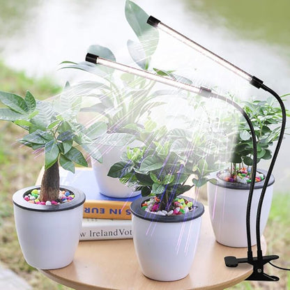GooingTop LED Grow Light,6000K Full Spectrum Clip Plant Growing Lamp with White Red LEDs for Indoor