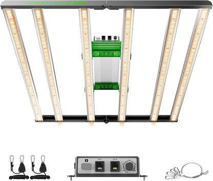 MARS HYDRO 2025 New Version FC-E4800 Foldable LED Grow Light 4x4ft Full Spectrum Grow Light Bar