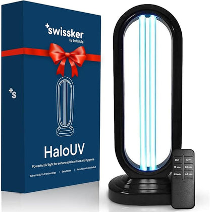 Swissklip HaloUV, Mold Remover, Home Disinfection Device, Dust Mites Remover, UV Light Sanitizer