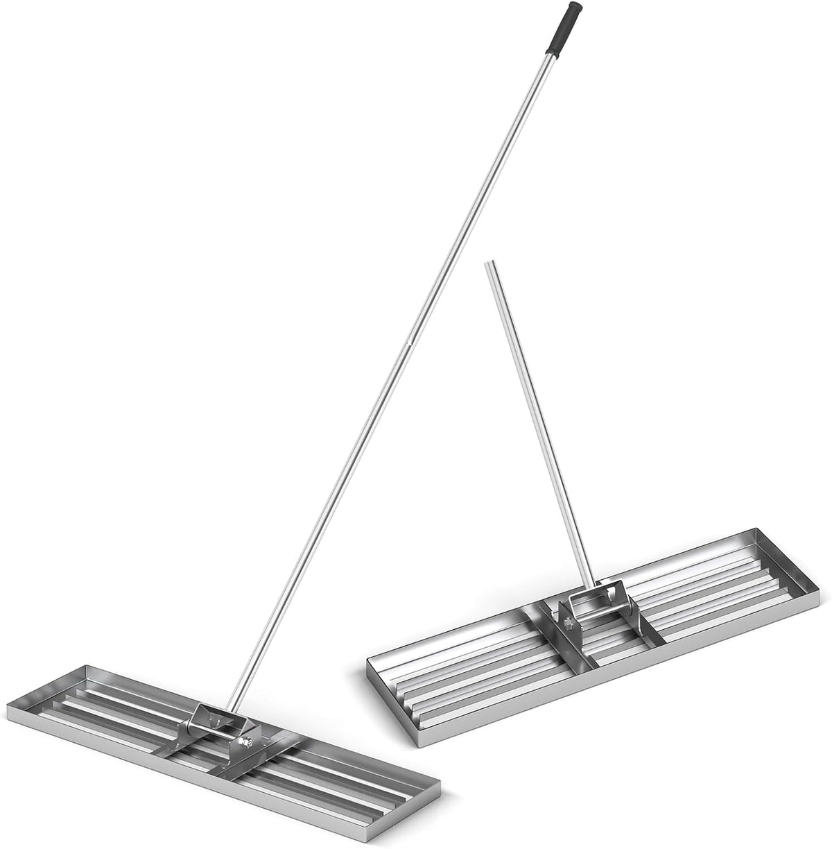 Goplus Lawn Leveling Rake, 36" x 10" Heavy Duty Level Lawn Tool w/ Ergonomic Handle for Soil