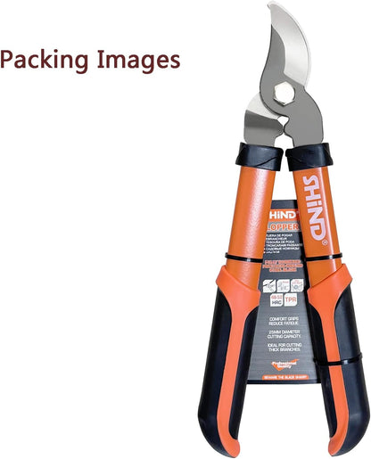 SHIND Lopper Heavy Duty Branch Cutter Tree Clippers with Compound Action, Chops Thick Branch Ease