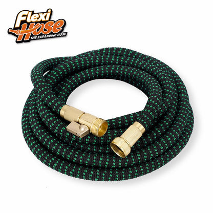 Flexi Hose with 8 Function Nozzle, 25FT - Lightweight Expandable Garden Hose, No-Kink Flexibility