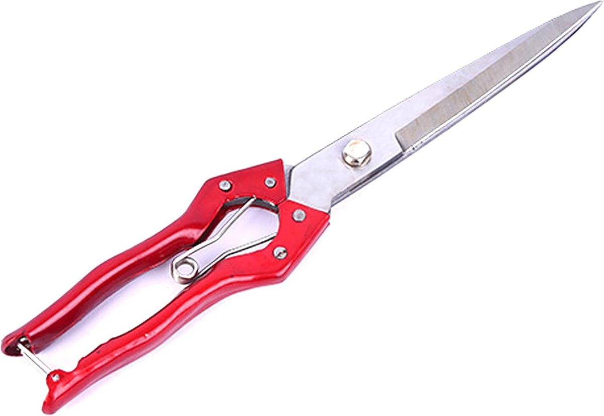 Grass Sheep Shear - Coated Wear-Resistant Handle, Manganese Steel Double-Edged, Strong Spring