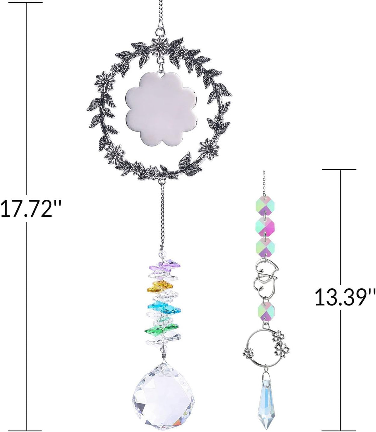 Gifts for Mom, I Love You Sun Catcher for Mother Birthday, Mother's Day Crystal Suncatcher for