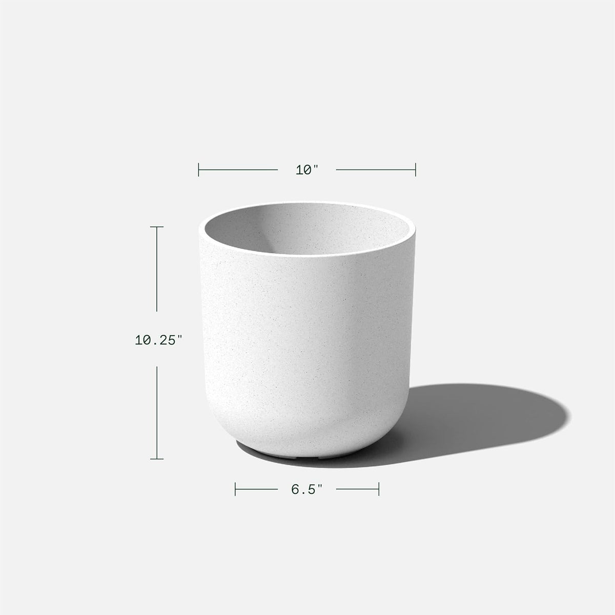 Veradek Mason Series Lima Planter - Round Planter for Indoor or Outdoor Porch/Garden | Made from