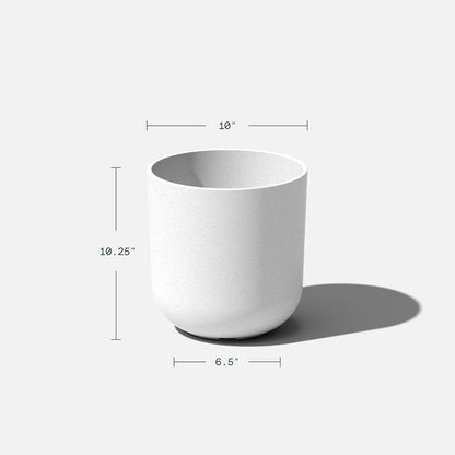 Veradek Mason Series Lima Planter - Round Planter for Indoor or Outdoor Porch/Garden | Made from