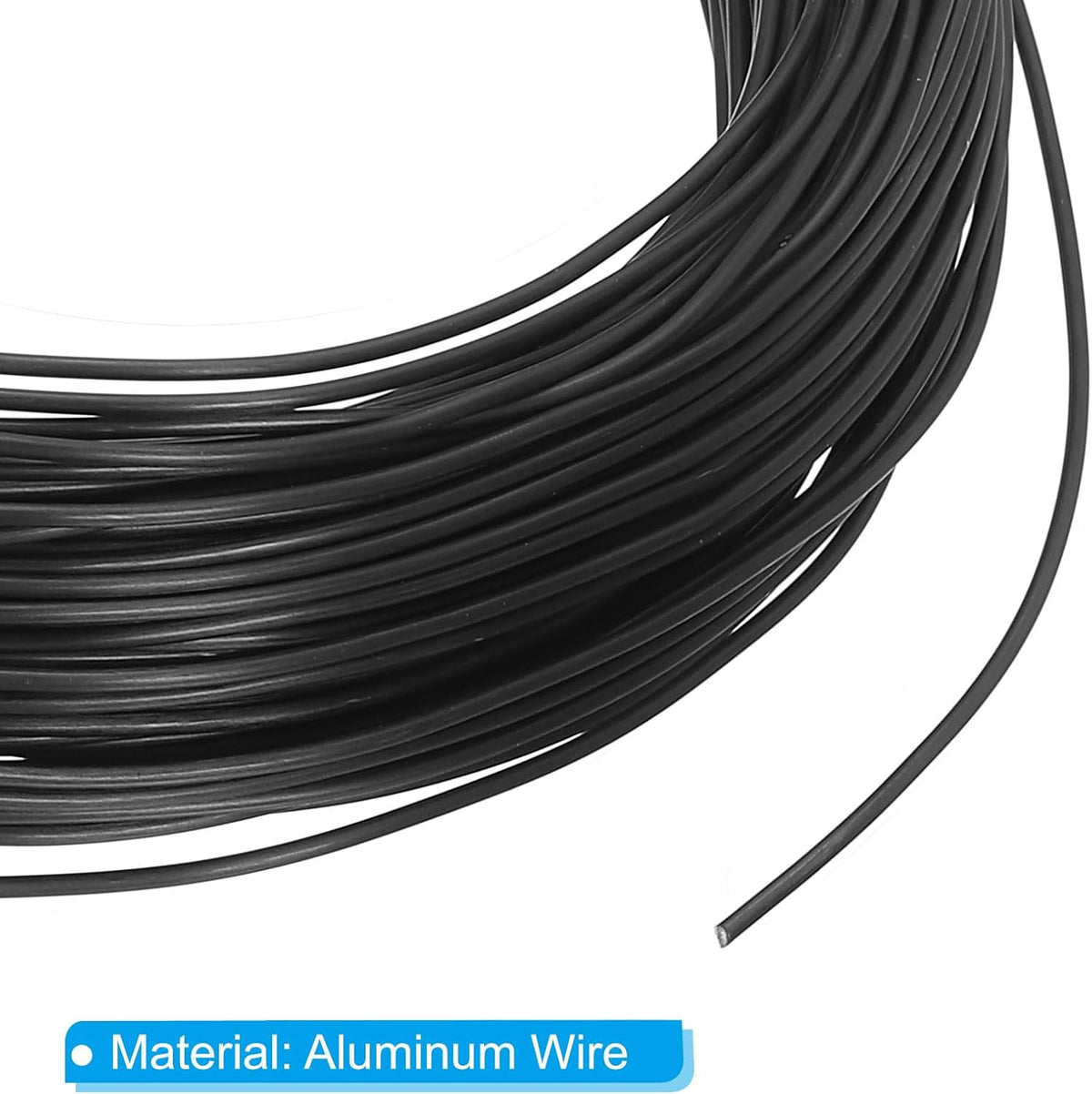 PATIKIL 1.5mm x 169ft Bonsai Training Wire,Floral Wire Stems Anodized Aluminum Tree Wire for