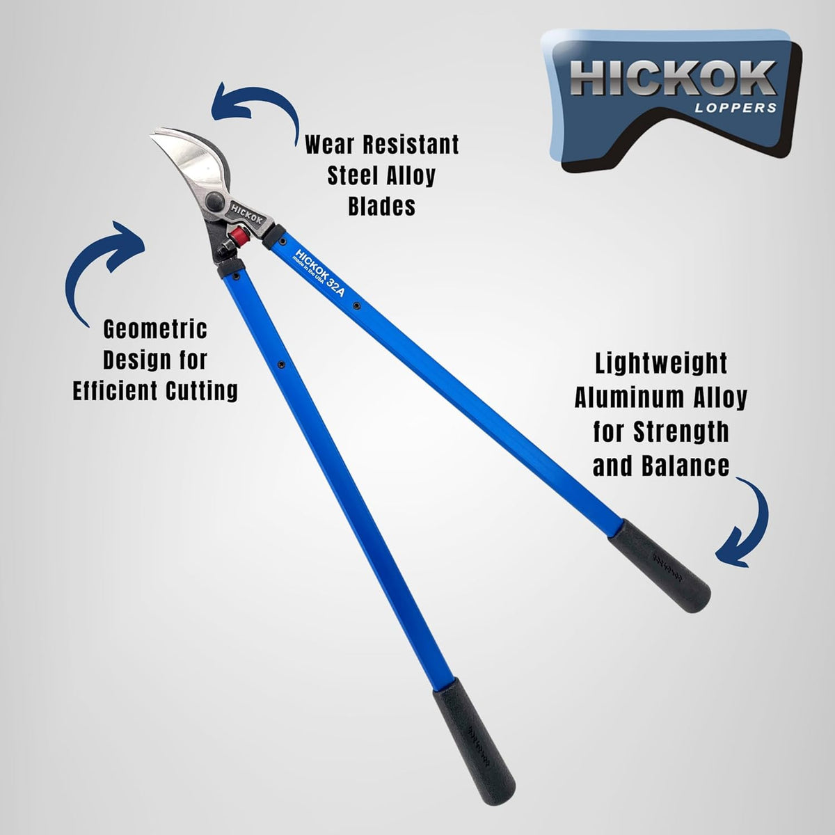 Heavy Duty Loppers for Tree Trimming – 32" Branch Cutter & Pruning Shears with Long Handle |