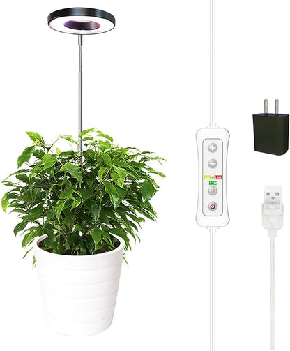 yadoker Plant Grow Light, LED Growing Light Full Spectrum for Indoor Plants,Height Adjustable