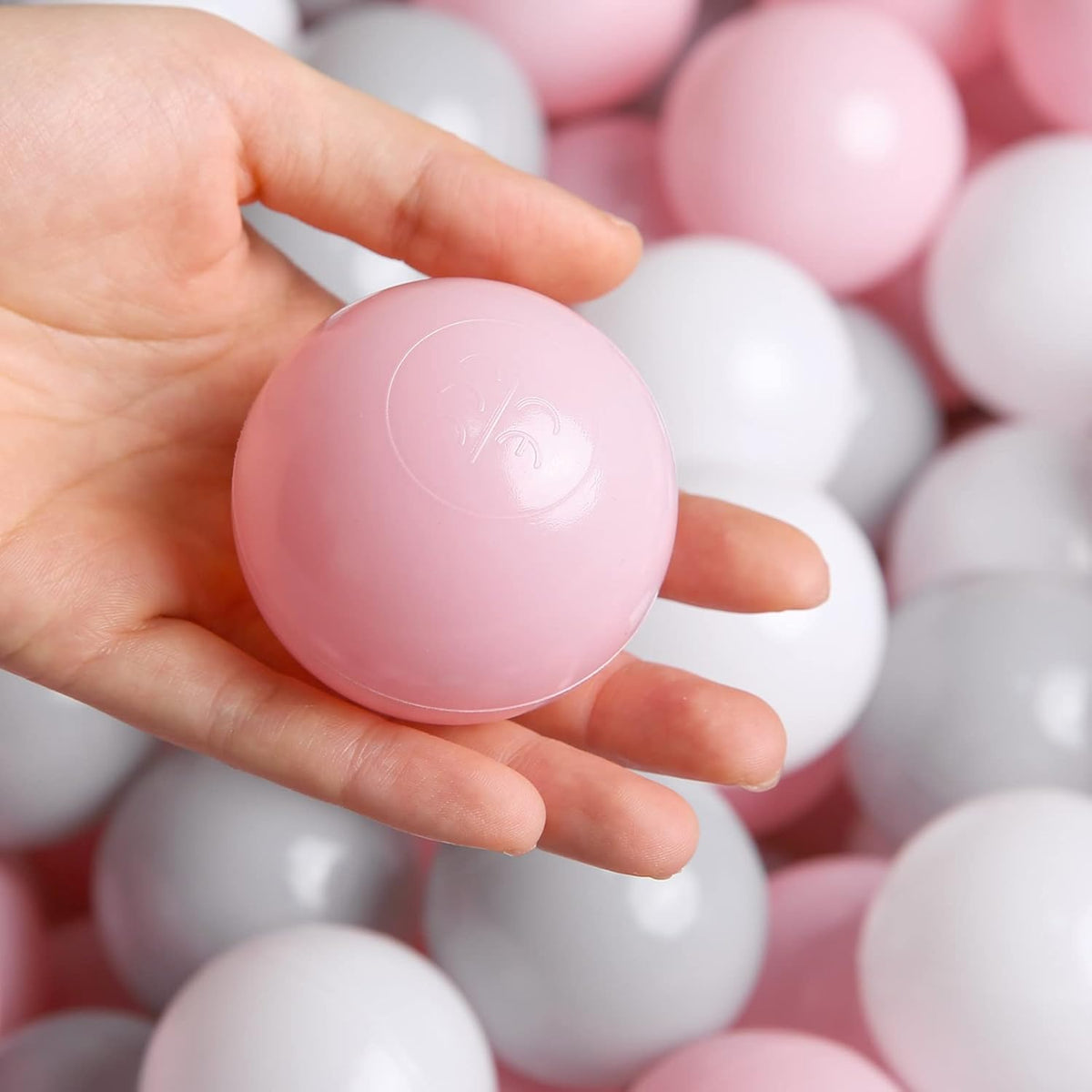 TRENDPLAY Plastic Balls for Ball Pits 2.2 Inch, Pack of 50 100 200 500 Hollow Balls, Perfect for