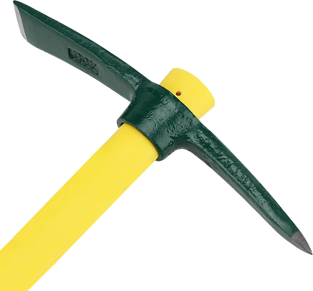 KEILEOHO 2 PCS 15 Inches Pick Mattock Hoe, Forged Weeding Garden Pick Axe with Fiberglass Handle