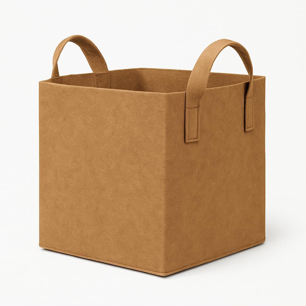 Square Geo Fabric Grow Bag 400 GSM Durable Breathable UV Resistant Reusable Plant Container for