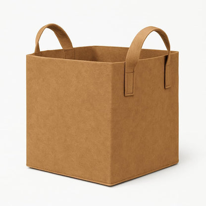 Square Geo Fabric Grow Bag 400 GSM Durable Breathable UV Resistant Reusable Plant Container for
