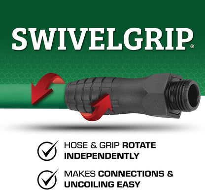 Flexzilla Colors SwivelGrip Garden Hose 5/8 in. x 5 ft., Lightweight All-Weather Water Hose