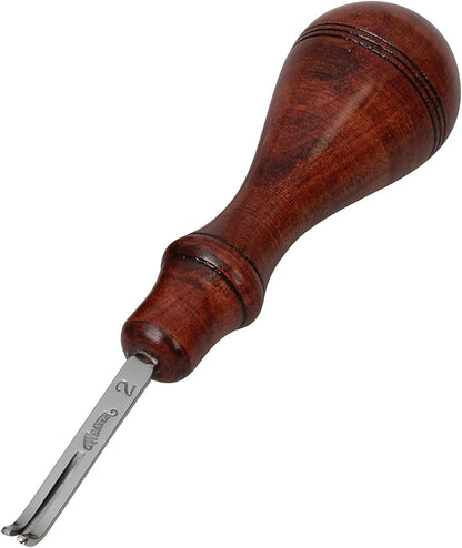 Weaver Leather Supply Leather Edger, Edge Beveler with Angled Tip for Refined Finish, Beveling