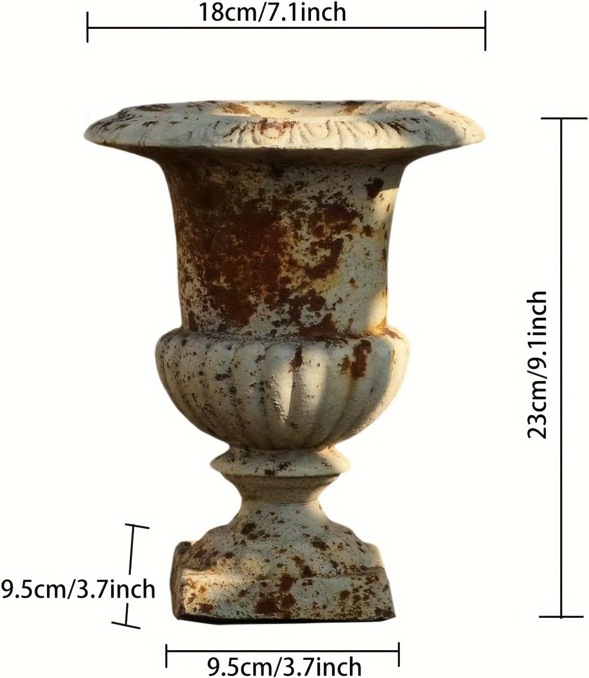 9 inch Retro Planters Urn Outdoor Planters Indoor Decor - Vintage Pots Tree Planter for Outdoors