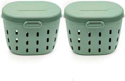 Vego Garden In-Ground Worm Composter Outdoor Farm Compost Bin 7 Gallons BPA-Free Composting System
