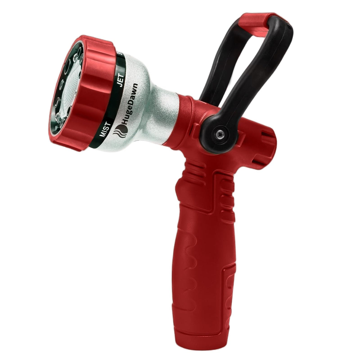HugeDawn Garden Hose Nozzle, 6 Spray Patterns Heavy Duty Metal Water Nozzle with High Pressure for