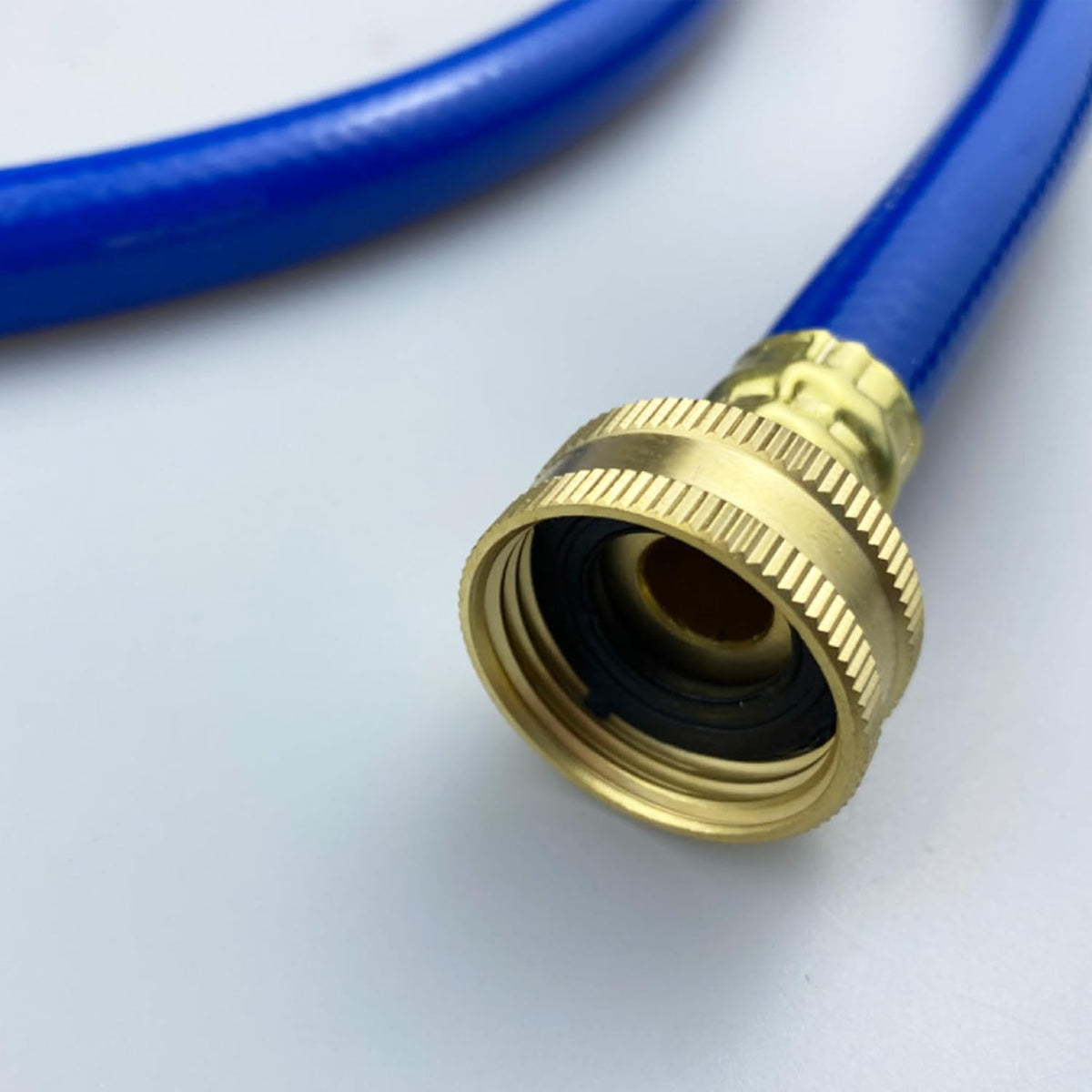 PVC Garden Hose 1/2 Inch Green Heavy Duty Water Hose with Solid Brass Fittings,No Leaking